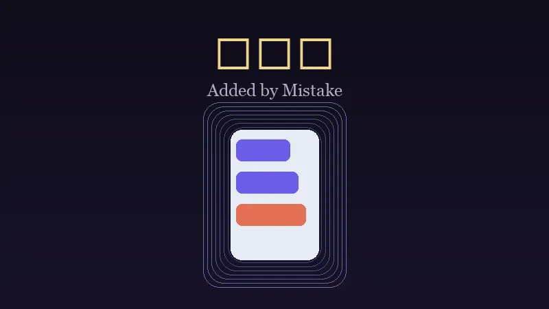 Added by Mistake cover